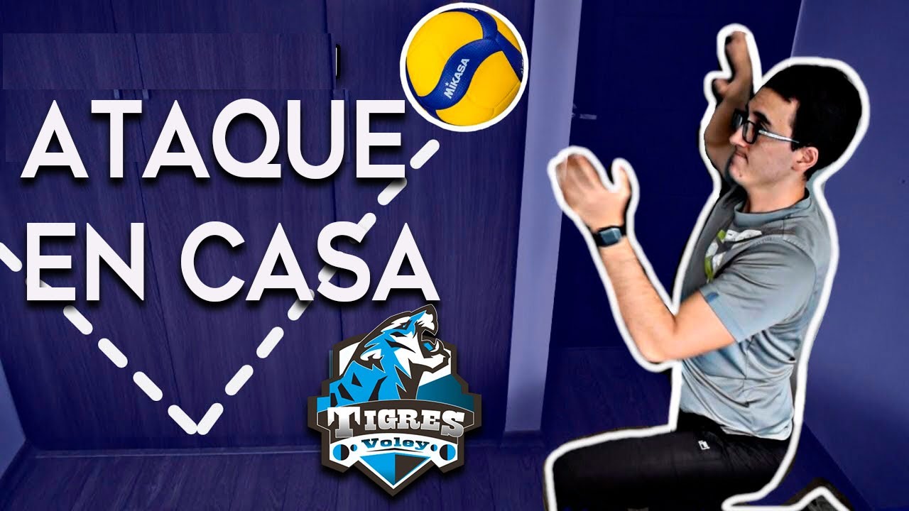 Voleibol en CASA Ejercicios de ATAQUE💥
