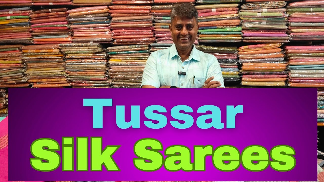 Coimbatore Best Tussar Silk Sarees for Diwali 2024! ✨ | தீபாவளி சிறப்புமிக்க டுச்சர் புடவைகள்🥻