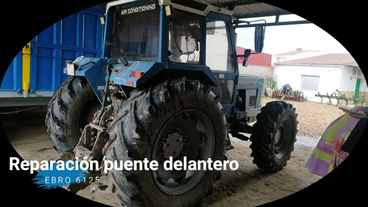 Reparación puente delantero EBRO 6125 DT. Un trabajo de  César Diezma