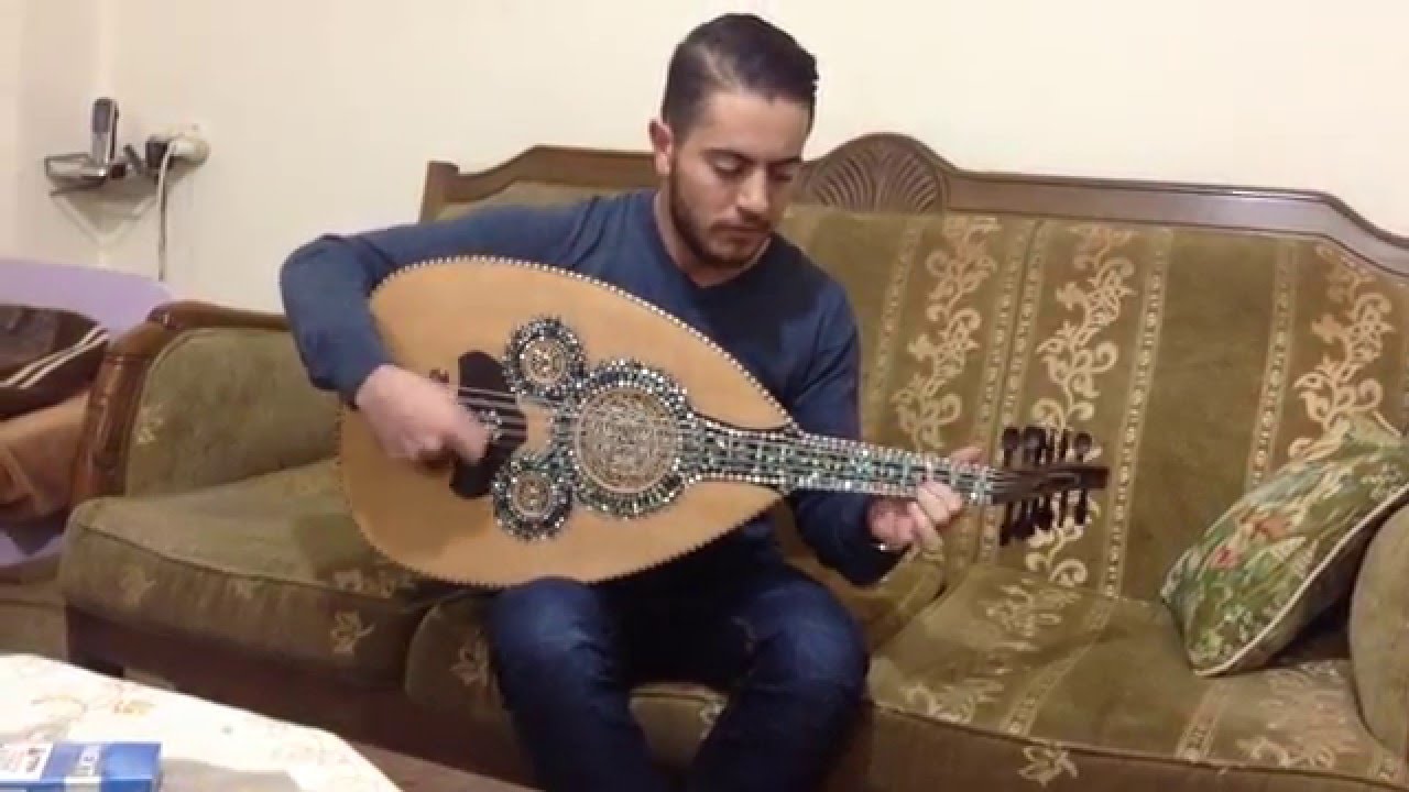 إميل بشارة يختبر أعواد سمعان مويس (9) Sima'an Mowais's Oud