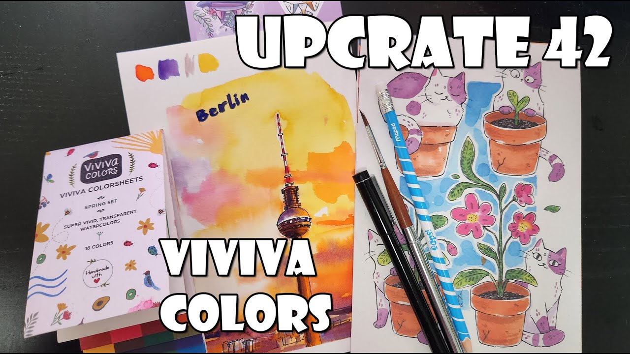VIVIVA Colors - акварель в виде цветных листов - upcrate 42