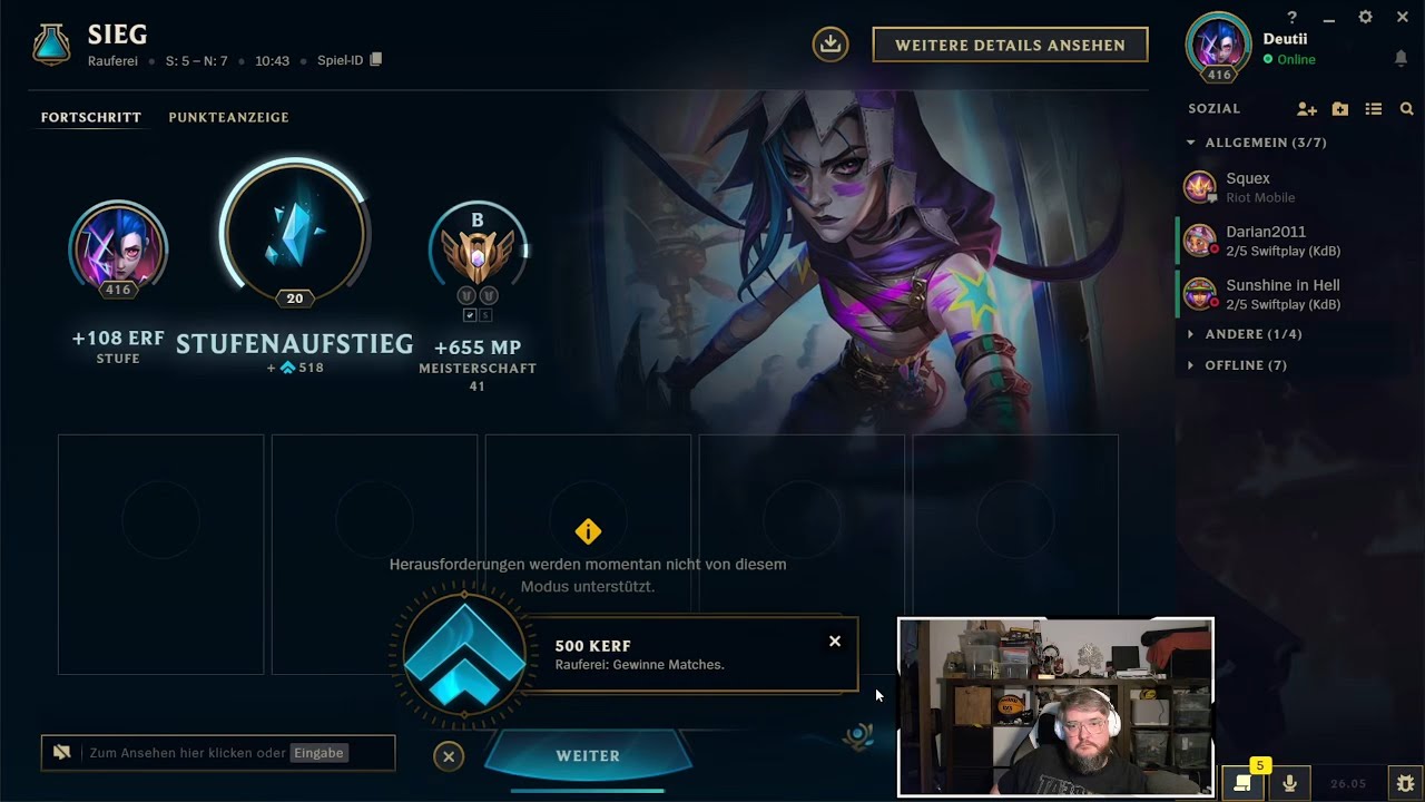 League of Legends | RAUFEREI | Jinx | B | 07.03.2026 | 21