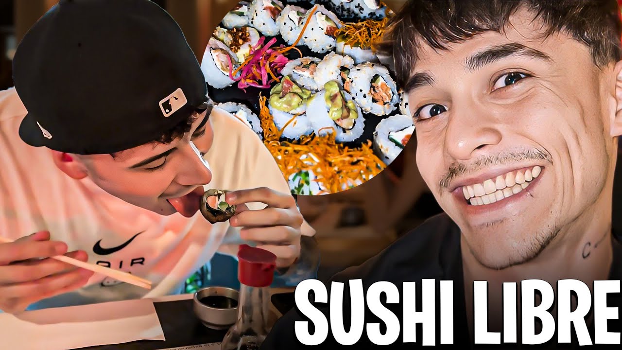 ¿QUIEN COME MAS SUSHI? TERMINAMOS DESCOMPUESTOS🤢 ft @MalditoPrimo @FacuArgibay
