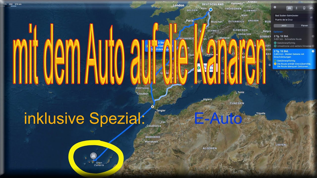 Meine Reise mit dem IONIQ 5 nach Teneriffa, La Gomera und La Palma Teil 1/6