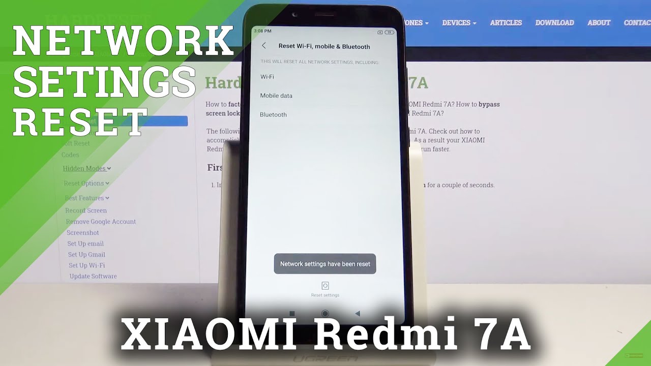 How to Reset Network Settings in XIAOMI Redmi 7A &ndash; Fix Network