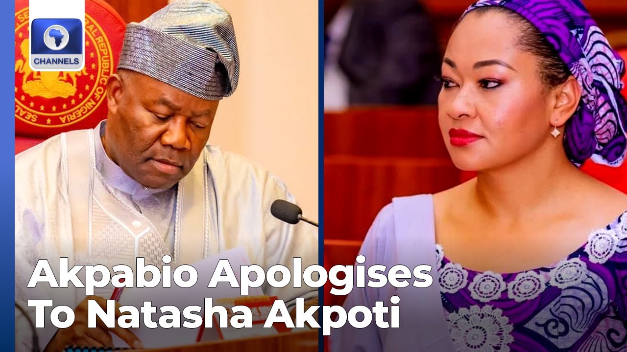 Senate President, Akpabio Apologises To Natasha Akpoti Over 'Nightclub' Comment