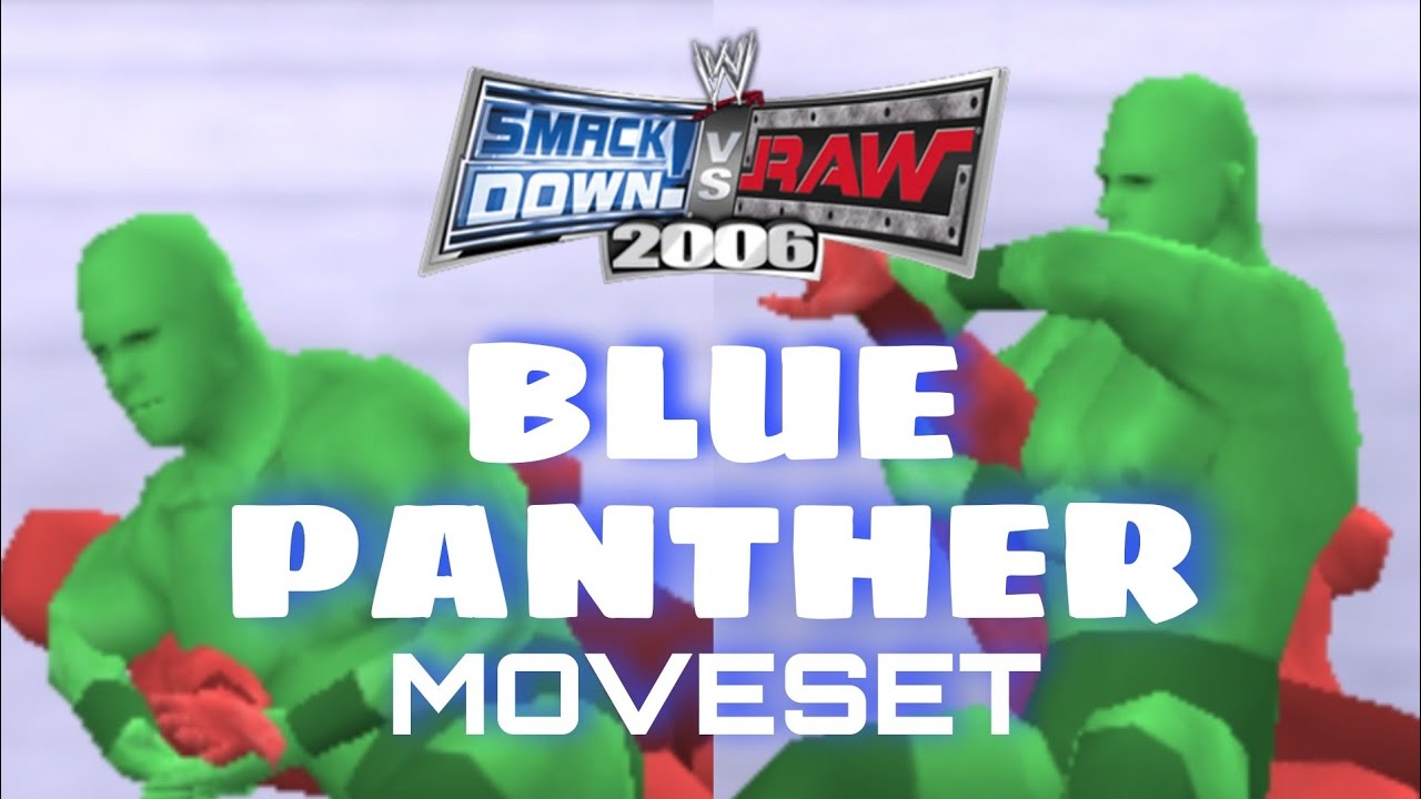 Blue Panther Moveset for SvR 2006 PSP