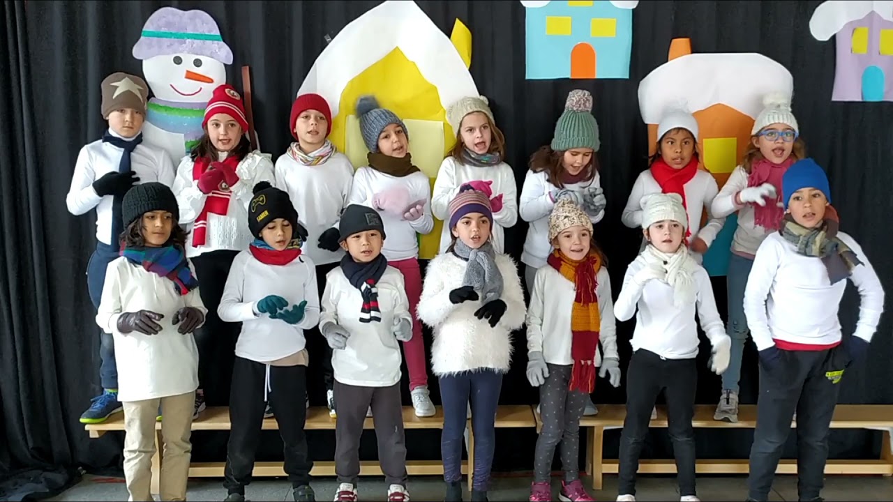 Els homes de neu - Nadala 2A 2021 primaria Escola Ipse