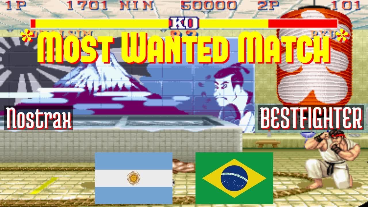 FT10 @sf2ce: Nostrax (AR) vs BESTFIGHTER (BR) [Street Fighter II Champion Edition Fightcade] Feb 2