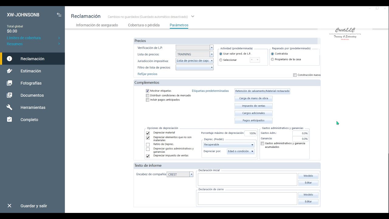 Xactimate en Español -  Introducción a la pestaña de dibujo