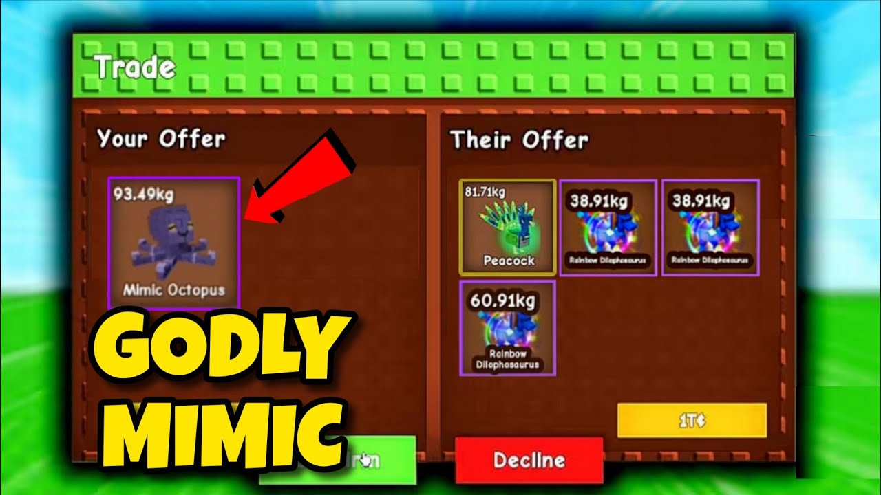 OMG 😱 I Traded Biggest GOLDY MIMIC for INSANE OVERPAY! | Grow a Garden