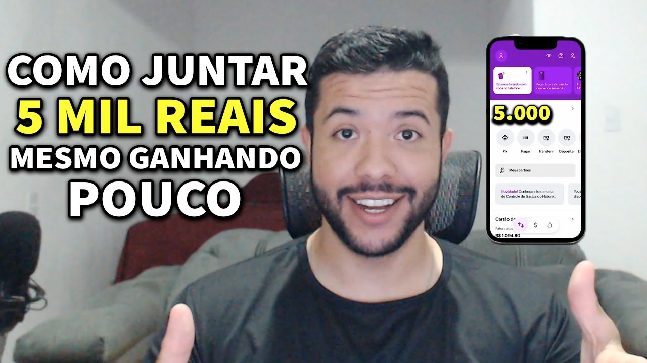 Você acha impossível JUNTAR 5 MIL REAIS ganhando pouco?
