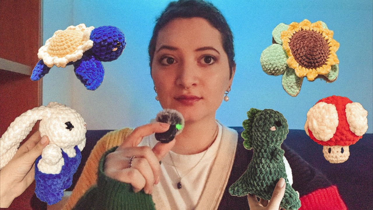 le mie creazioni all'uncinetto! | asmr ita