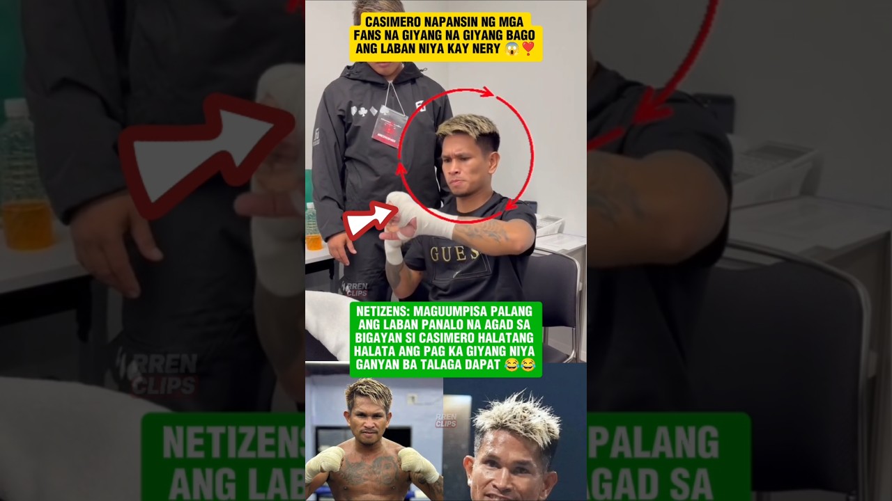 🔥 HALATANG GIYANG NA! Casimero Gigil Na Gigil Bago Ang Laban Kay Nery! 😱🥊 #shorts