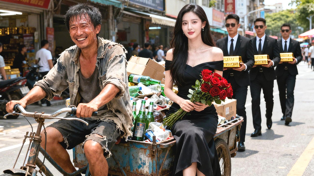 訂婚當天發現未婚夫出軌，我氣的直接轉身在路邊找了收破爛的傻子去登記結婚，沒想到他居然是偽裝的首富大佬，這下麻煩了，想甩都甩不掉！ #逆襲#復仇#短劇