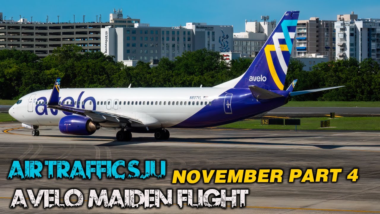 San Juan Puerto Rico Airport  (AVELO MAIDEN FLIGHT)