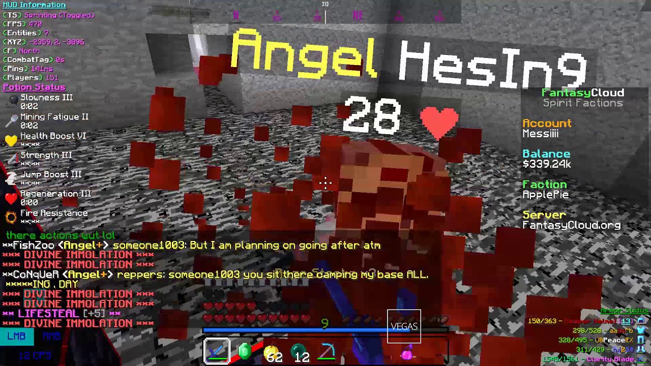 FantasyCloud PVP Montage Minecraft Factions #1