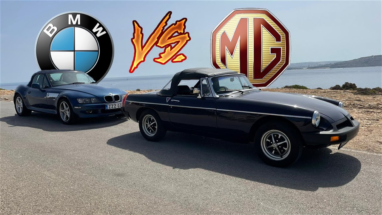 2000 BMW Z3 1.9 Roadster VS 1977 MGB 1.8 Convertible: CARparison - Episode 1