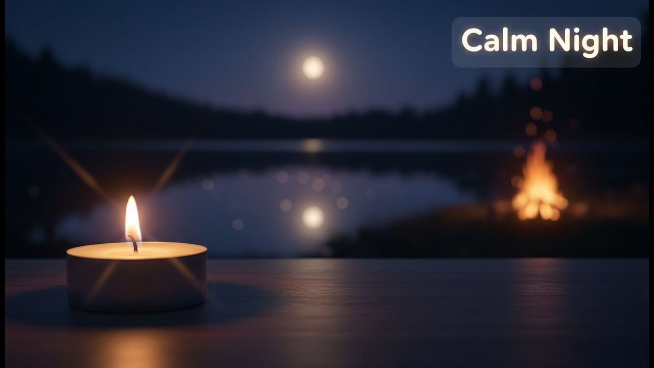 Gentle Night Reset 🌙 Meditation + Sleep Relaxation — Positive Messages & Sleep Positive Mindset