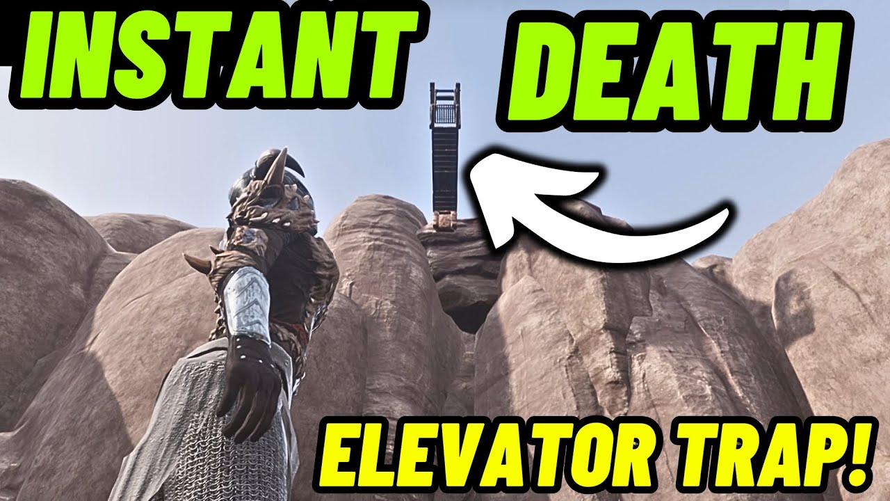 Instant Death elevator trap! Step by step tutorial! They will never see it comming! Conan Exiles