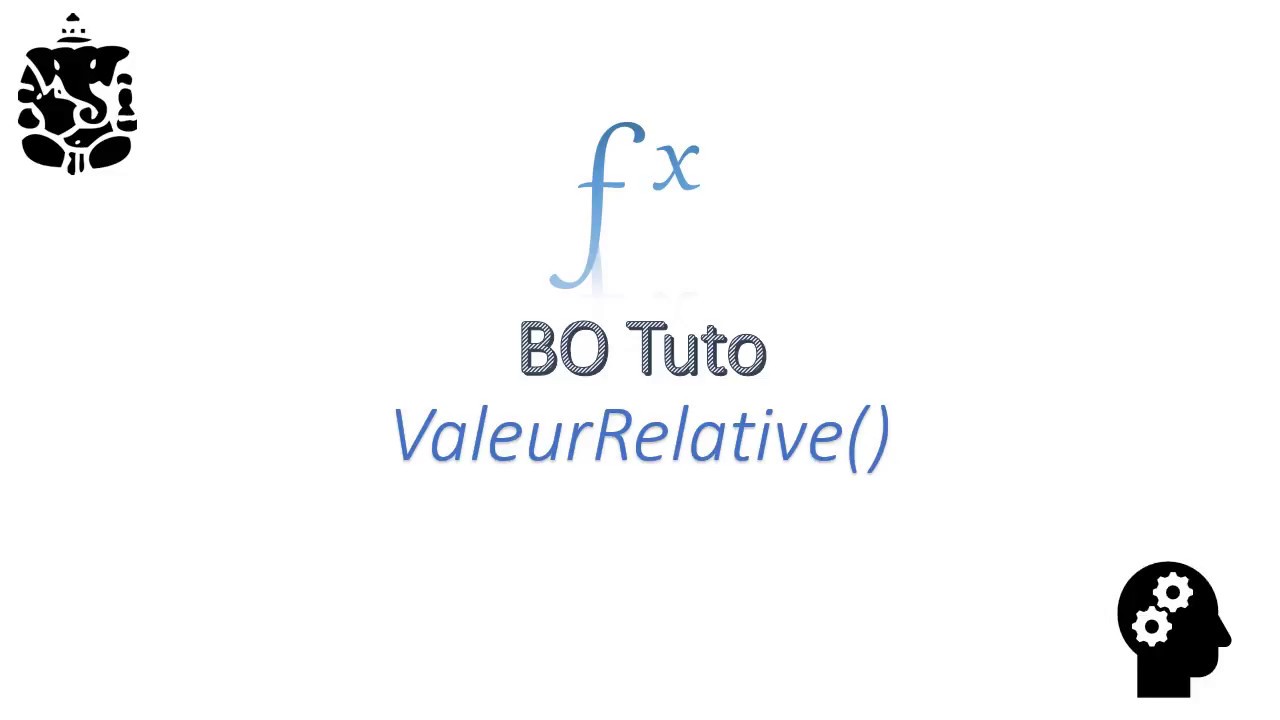 Fonction ValeurRelative