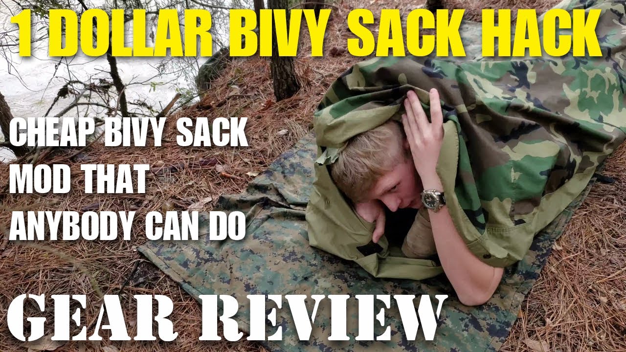 Dollar store hack for military bivy sack