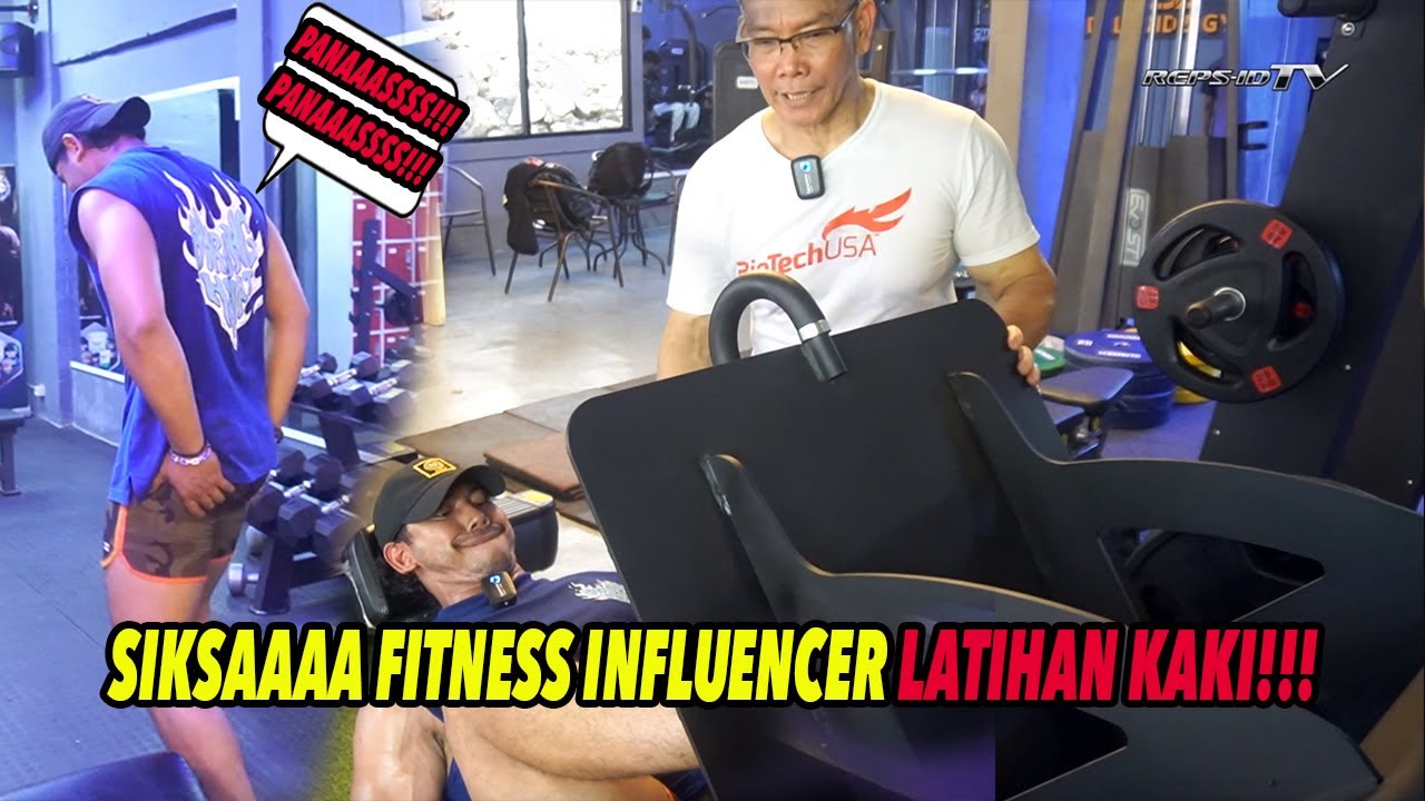 FITNESS INFLUENCER DISIKSA LATIHAN KAKI SAMA BINARAGA, BEGINI HASILNYAA....