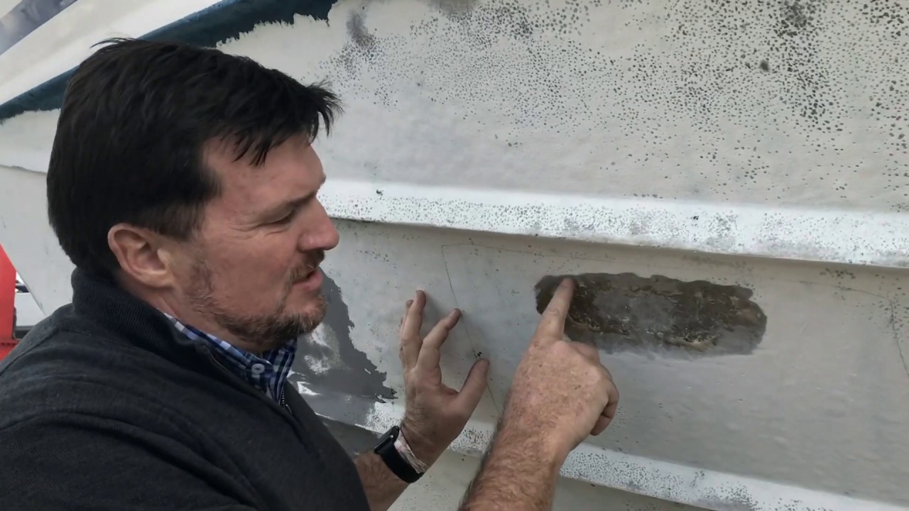 Full osmosis removal and repairs on a boat