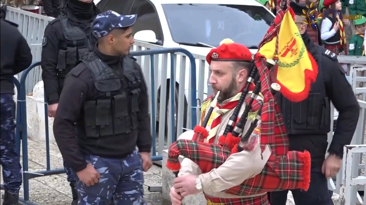 مجموعة كشافة النادي السرياني - بيت لحم من استعراض 24-12-2021 💛⚜️❤️