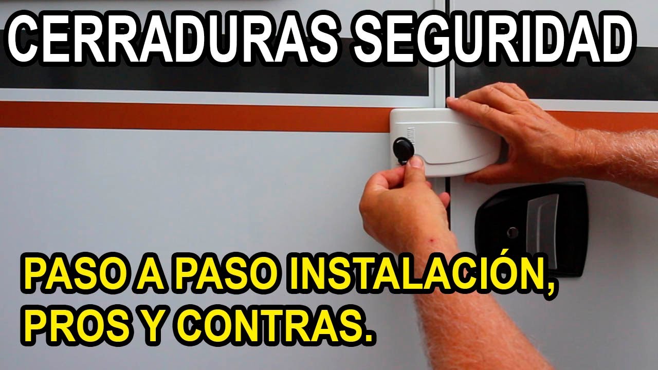 Basta de Robos !. Cerraduras Exteriores Autocaravana Fiamma Safe Door Frame 3