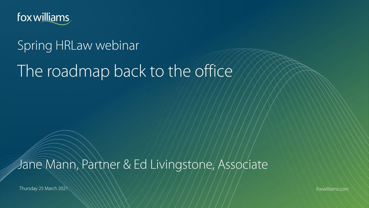 Our roadmap back to the office