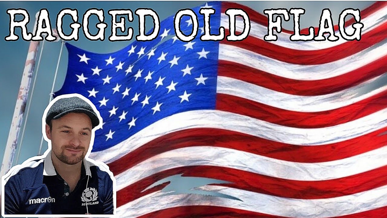 Scotsman Reacts To Superbowl Live | Johnny Cash's Ragged Old Flag 🇺🇸