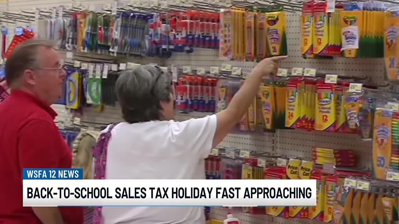 Alabama's back-to-school sales tax holiday fast approaching