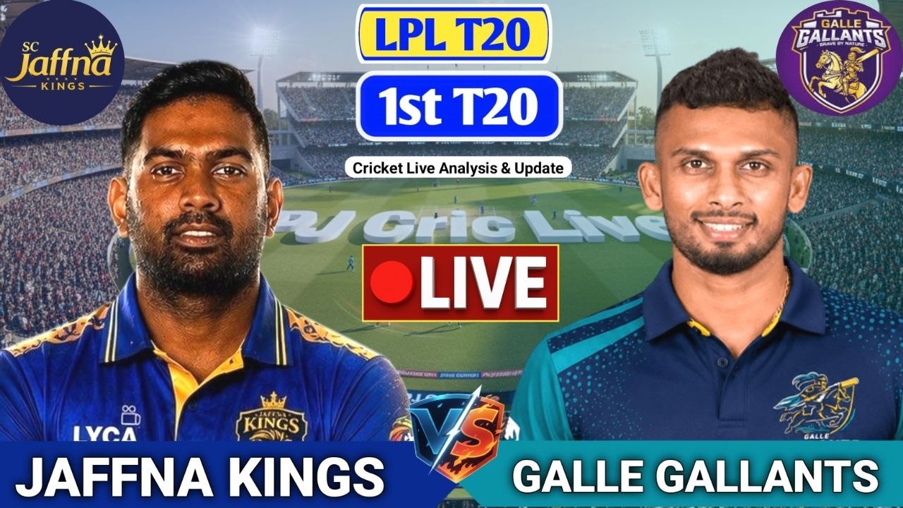 Jaffna Kings Vs Galle Gallants T20 Match | Live Score Analysis & Discussion | LPL T20 2026