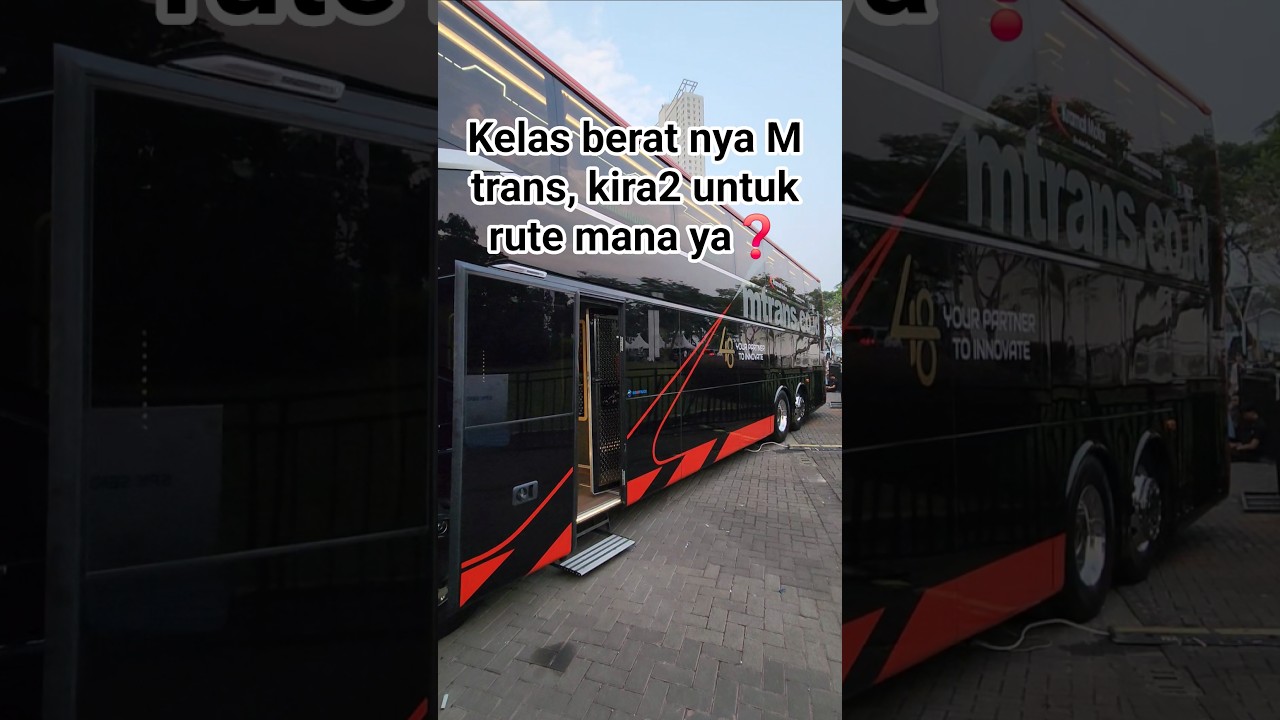 GIIAS 2025 MTrans Laksanakan Double Decker 🤩 #GIIAS #laksana #busindonesia #busmania