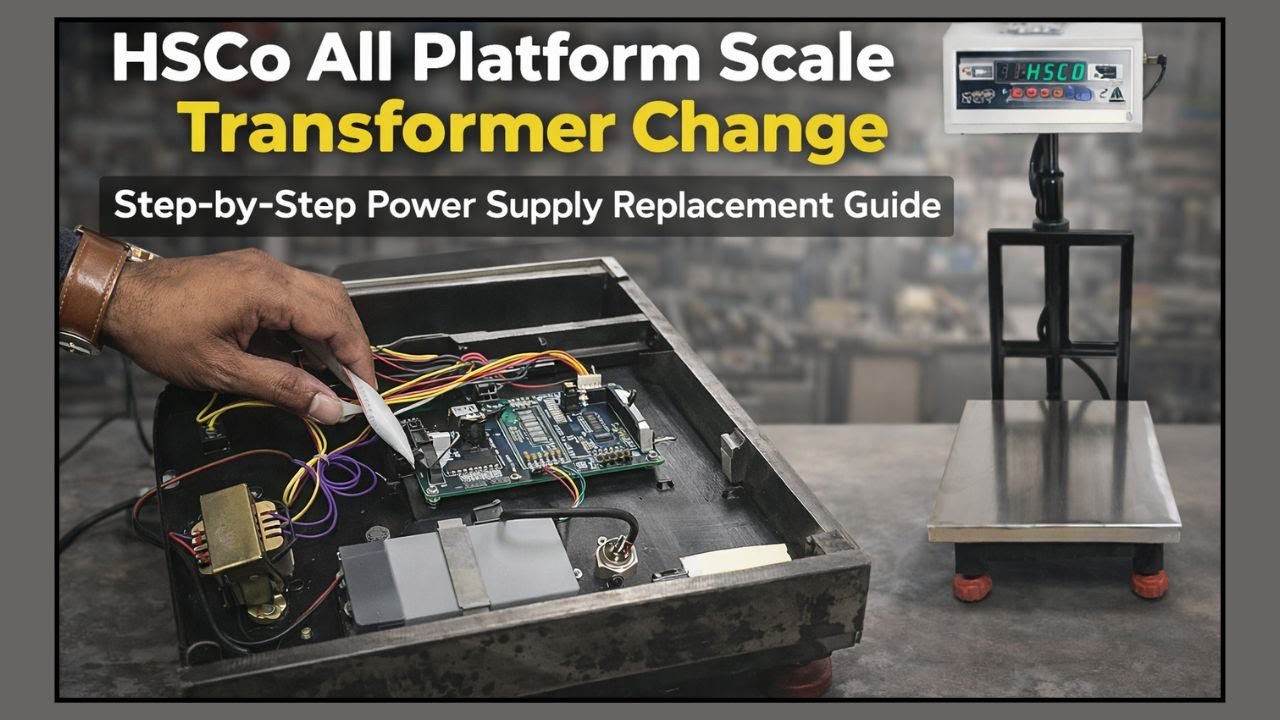 HSCo All Platform Scale Transformer Change | Step-by-Step Power Supply Replacement Guide