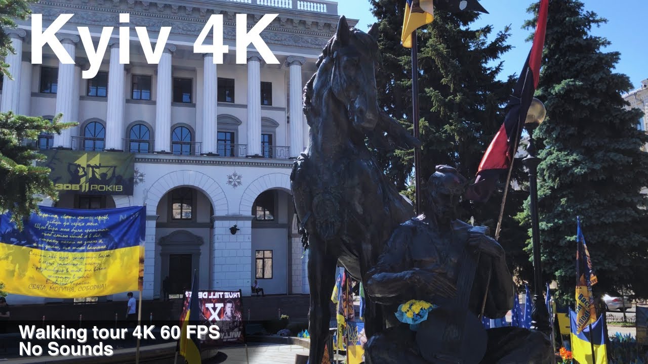 Ukraine Kyiv Walking tour 4K Maidan Nezalezhnosti. Kyiv city walk Kyiv travel vlog July 2025 Kyiv 4K