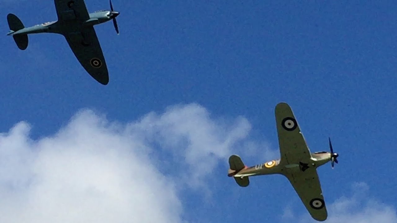 Battle of Britain 75th anniversary flypast Goodwood 2015