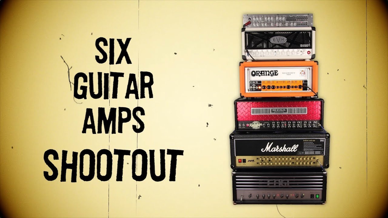 Six High Gain Guitar Amps Shootout