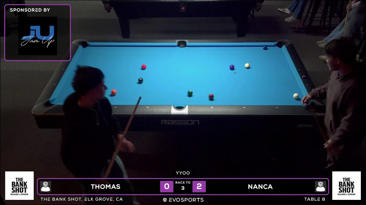 THOMAS vs NANCA - THE BANK SHOT - TABLE 8 | EvoSports