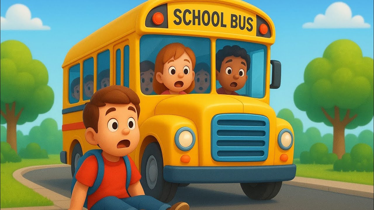 Wheels on the Bus | Classic Rhyme in 3D | Educational Song for Toddlers | bhoobhookids