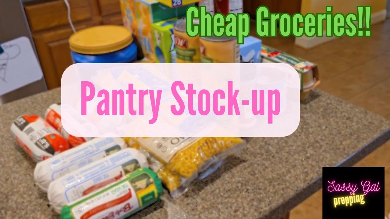 Cheap Groceries for Stocking Up | #sharpshopper 