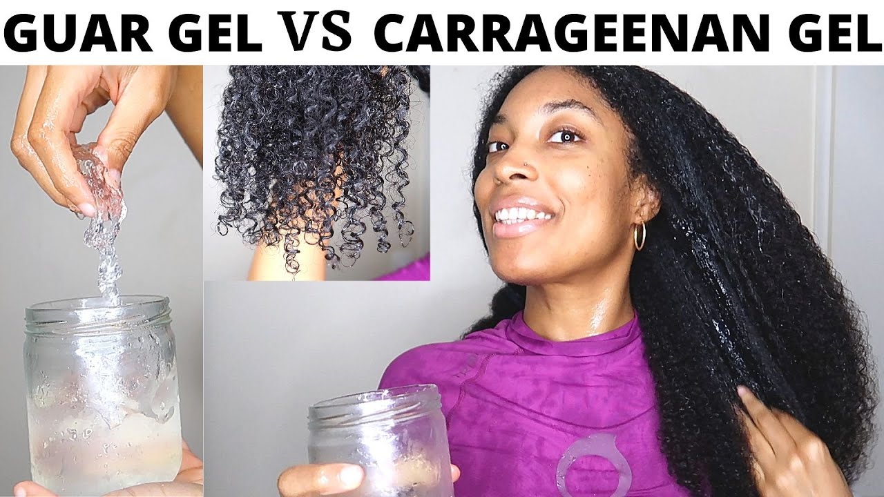 Guar Gel VS Carrageenan Gel as Detanglers for Natural Hair | Which One Is Better ?
