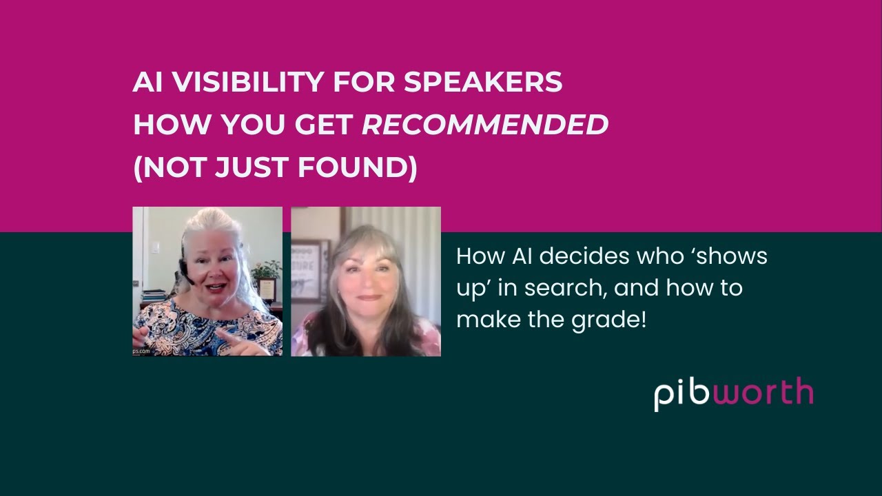 AI Visibility for Speakers: How You Get Recommended (Not Just Found)