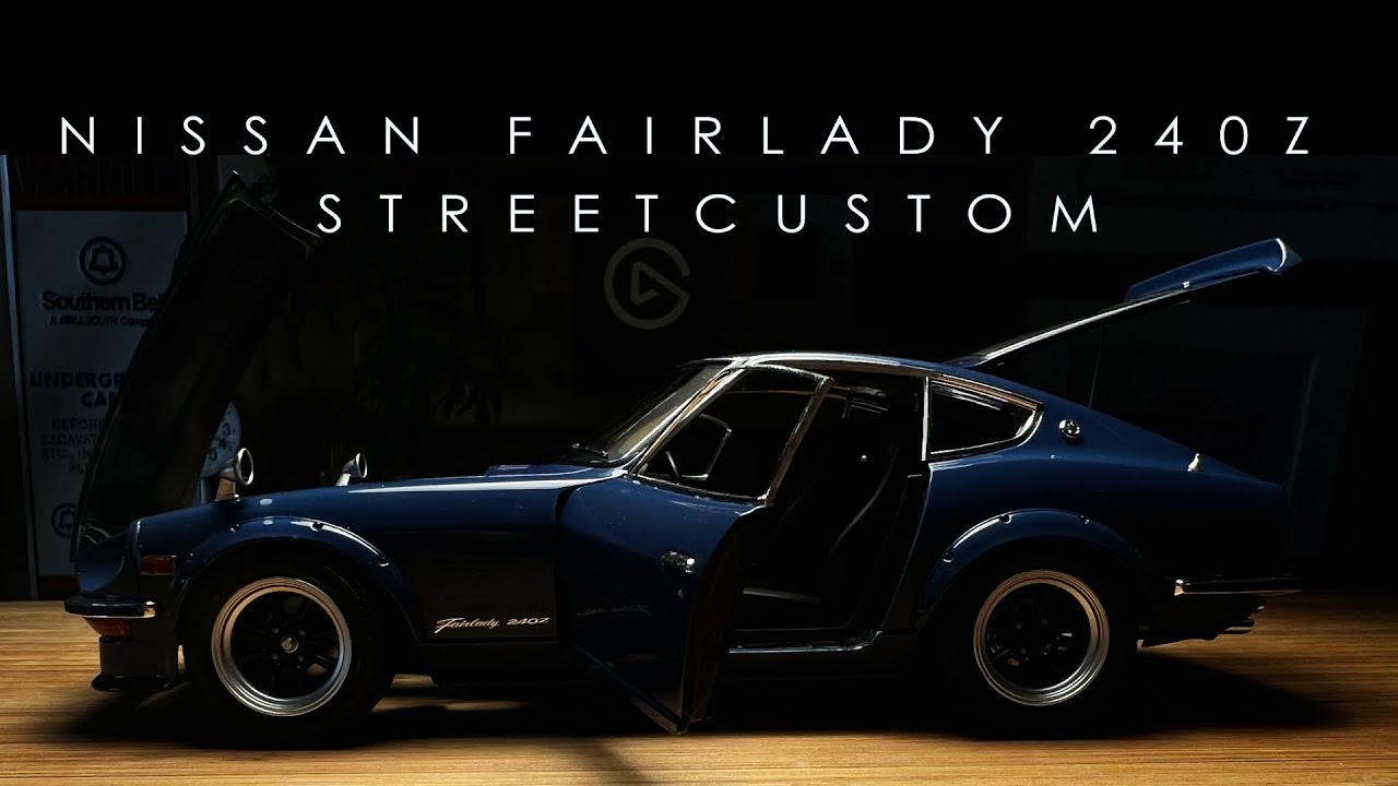 FAIRLADY 240Z STREET-CUSTOM Tamiya  1/24 scale plastic model [Full Build]
