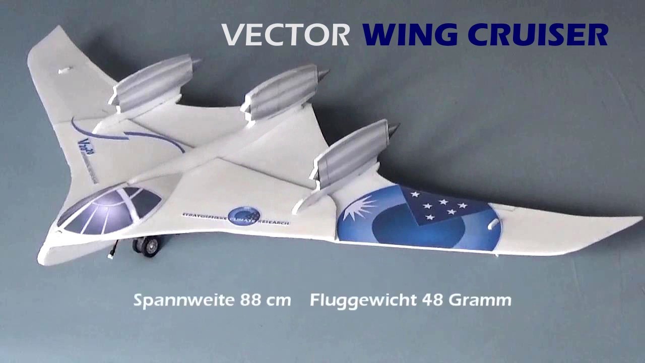 Graupner Vector Unit in Vector Wing Cruiser indoor Flüge