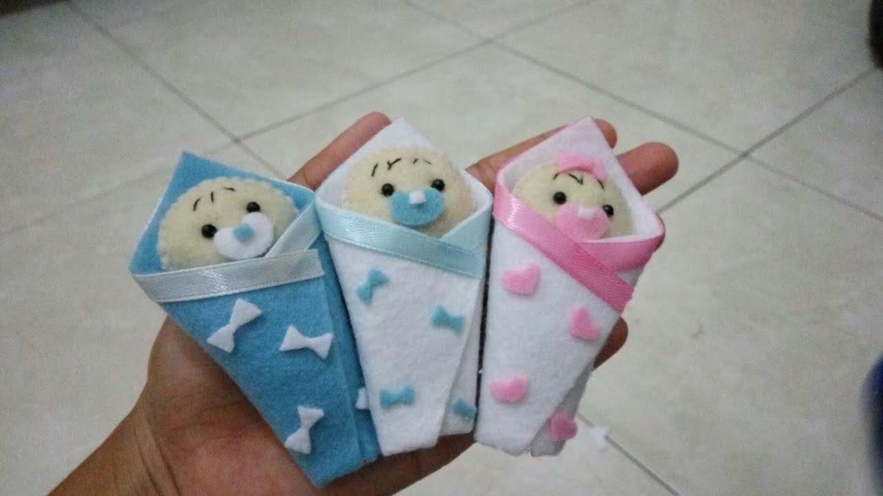 diy boneka bayi kain flanel
