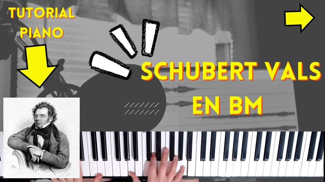 Aprende a tocar el Vals de Schubert en Bm D 145 No. 6 🎹+ Piano tutorial + Análisis musical