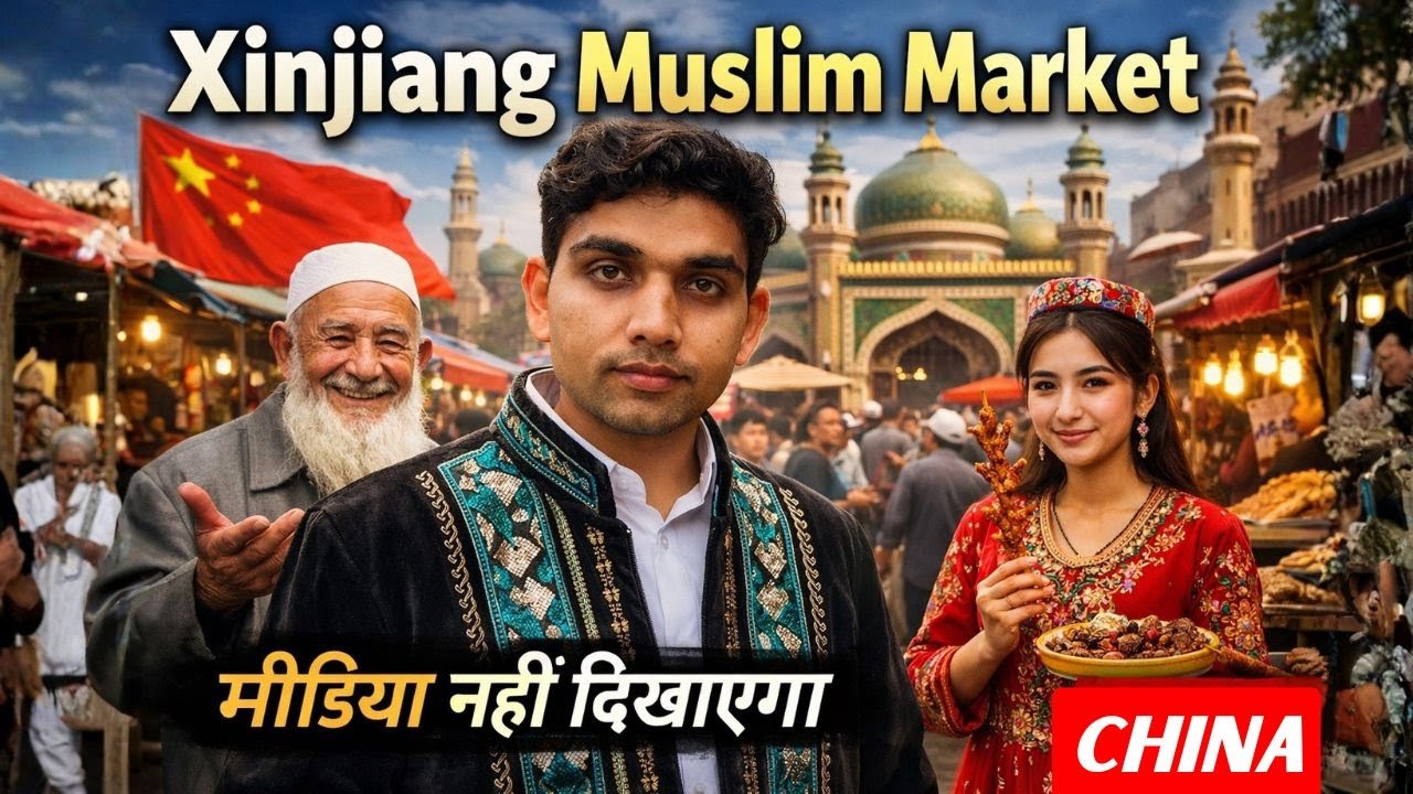 चीन का मुस्लिम बाजार Xinjiang China Niranjan