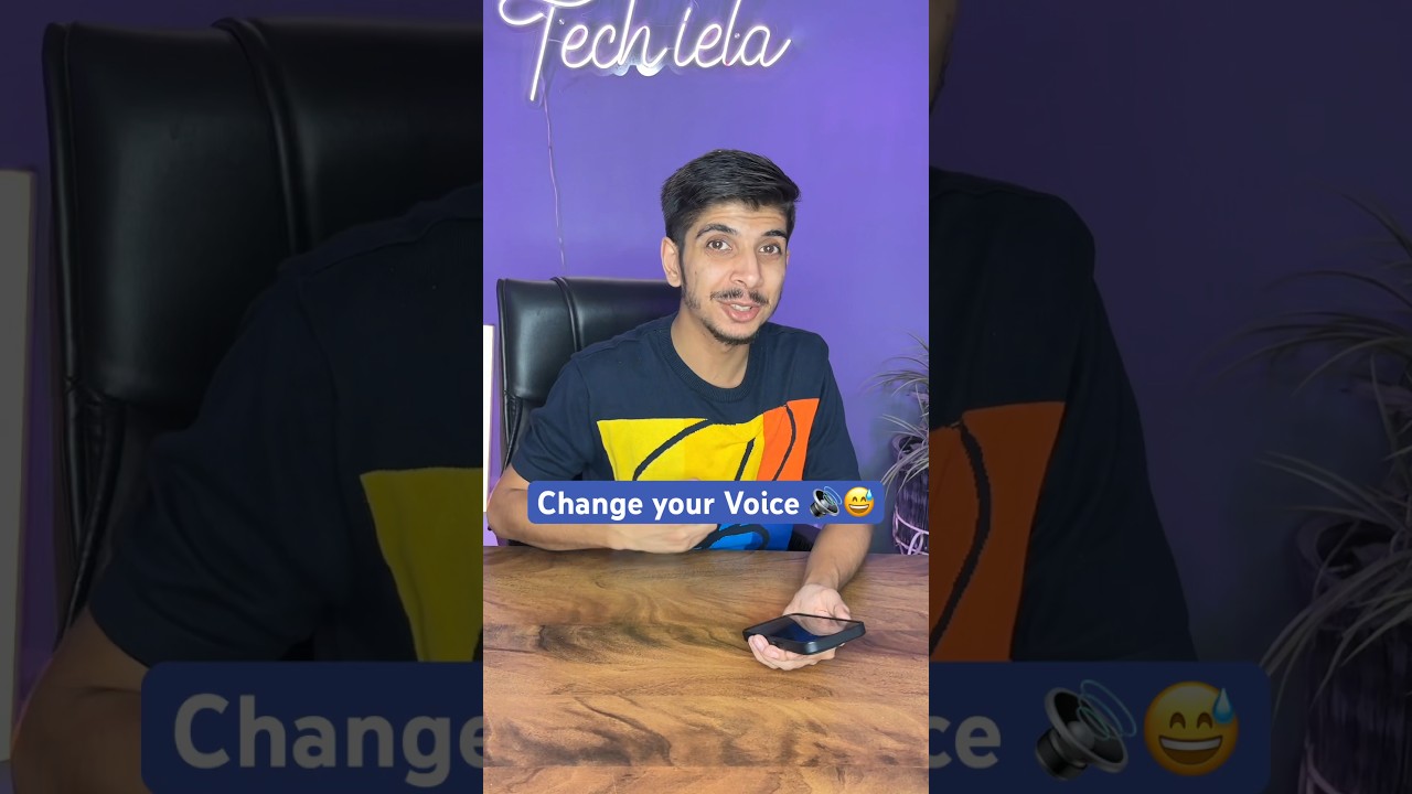 How to Change your voice 😵&zwj;💫🔊 #tipsandtricks #tech #techno